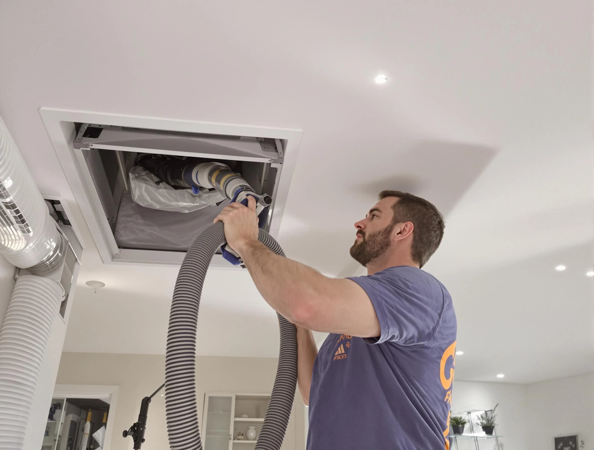 Precision indoor duct cleaning by Hendersonville Air Duct Cleaning in Hendersonville