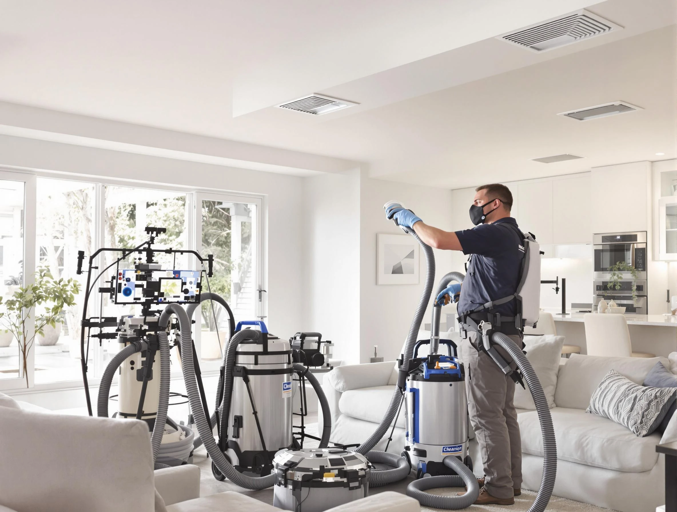 Professional AC duct cleaning by Hendersonville Air Duct Cleaning in Hendersonville