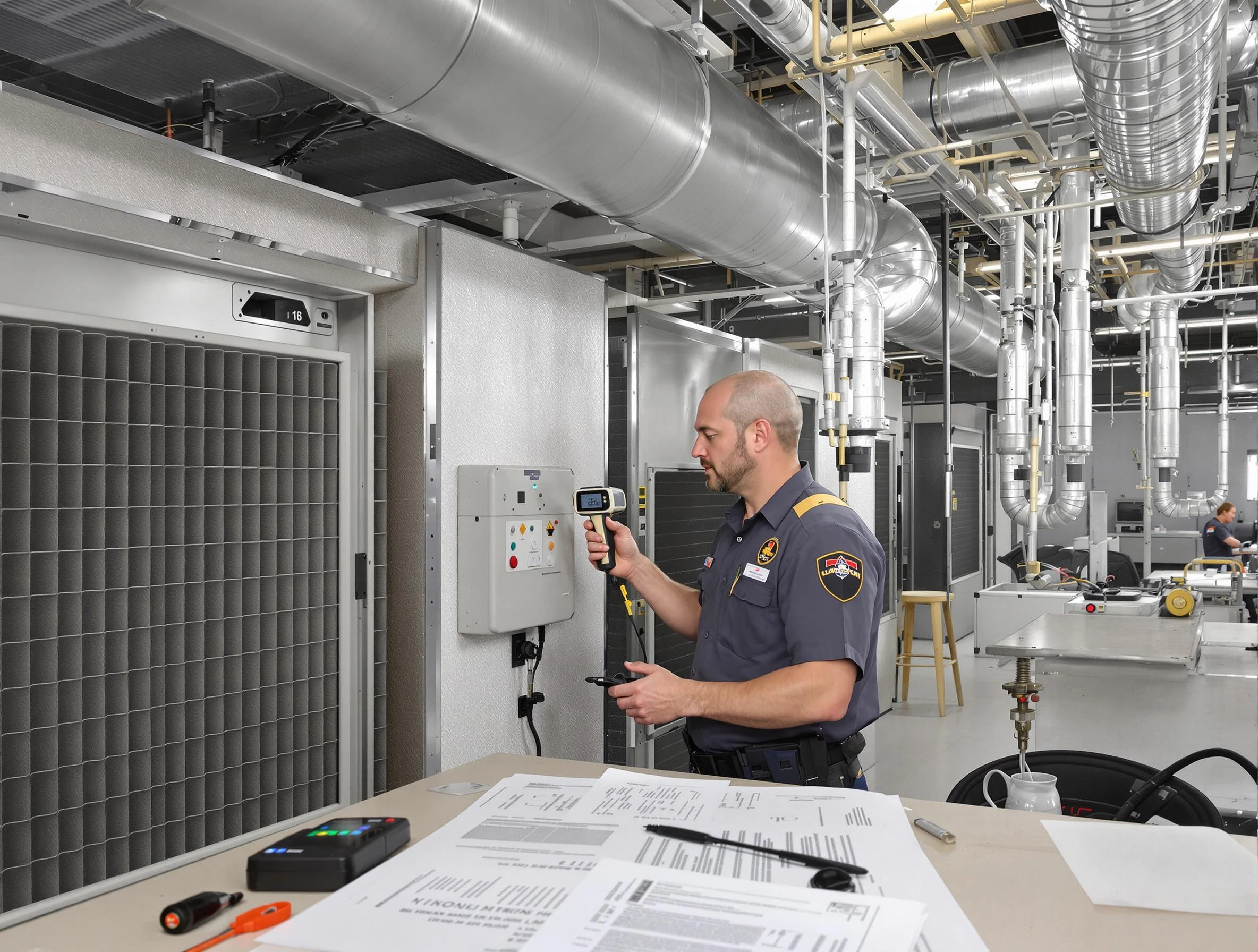 Professional filter system inspection by Hendersonville Air Duct Cleaning in Hendersonville