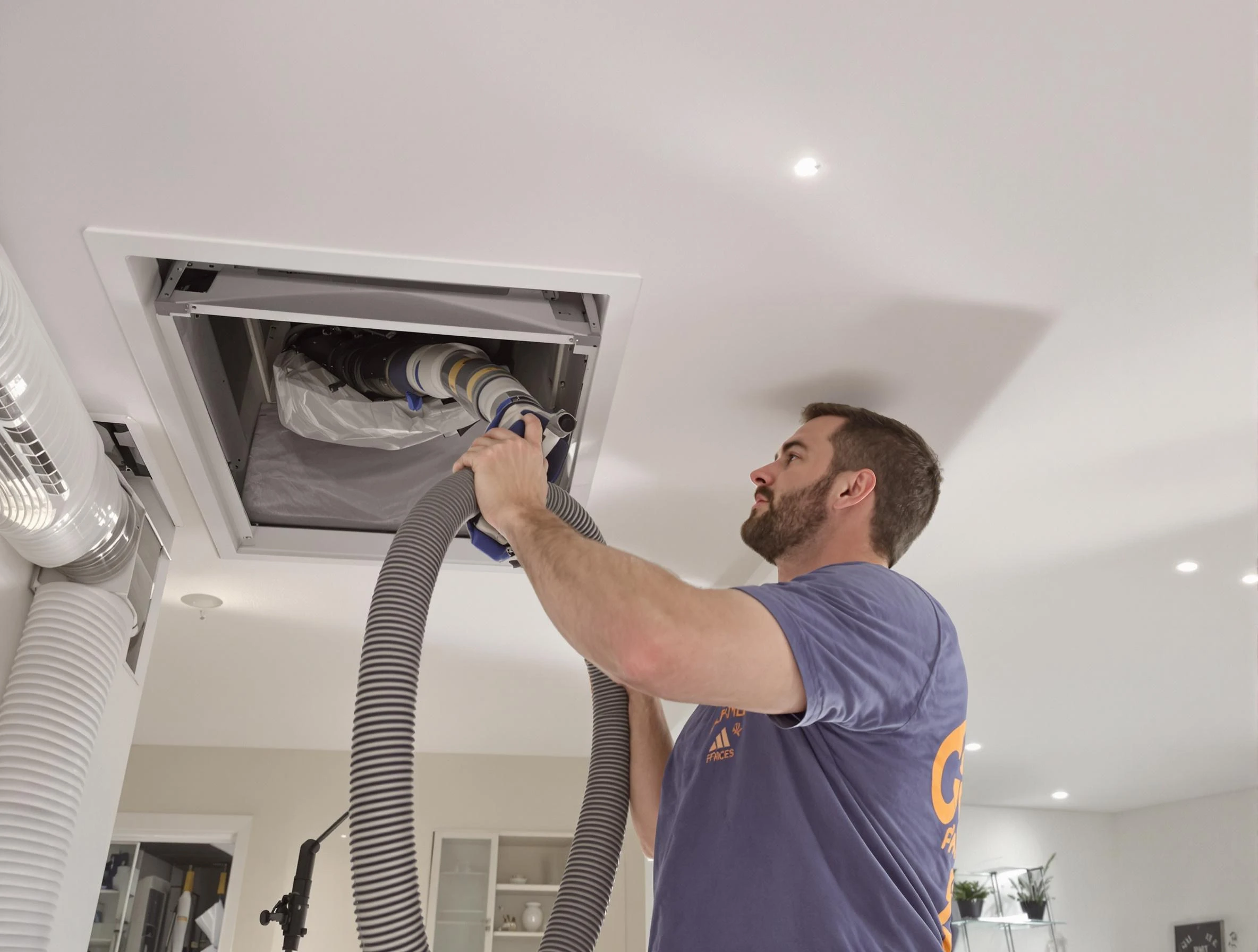 Precision indoor duct cleaning by Hendersonville Air Duct Cleaning in Hendersonville